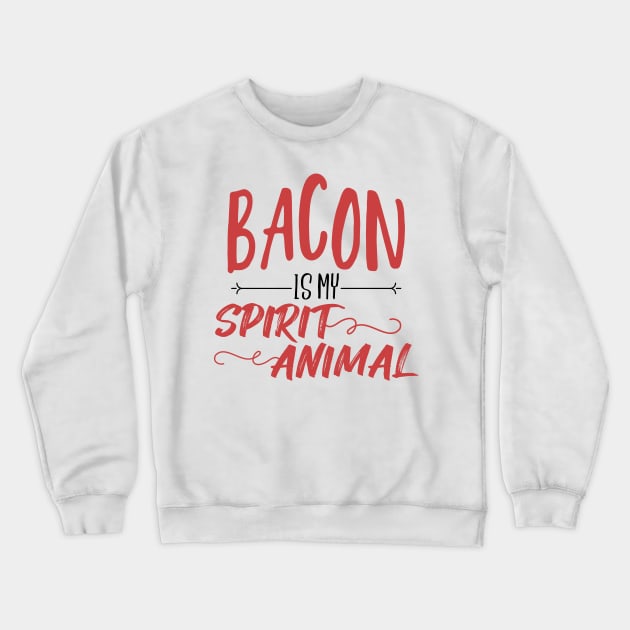 Bacon I'm Your Father Bacon and Pig Crewneck Sweatshirt by Mesyo